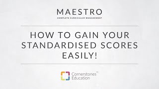 How to gain your standardised scores easily [upl. by Kyre]