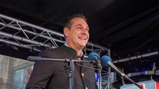 HC Strache beim Oktoberfest in WienFavoriten [upl. by Tarfe]