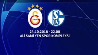 Galatasaray 0  0 Schalke Maçı Firikik  24102018 [upl. by Backler]