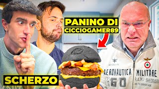 SCHERZO ORDINO di NOTTE i PANINI DI CICCIOGAMER89 a MIO PAPÀ LEGGENDARIO [upl. by Adim]