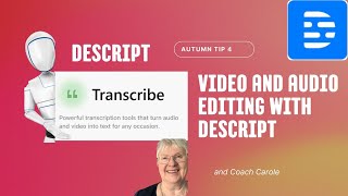 Autumn Tip 4 Behind the scenes editing with Descript [upl. by Derron]