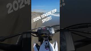 2024 YZ450F TOP SPEED 😱 PURE SOUND [upl. by Talich]