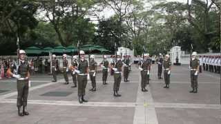 Changing of Guards Ceremony  Istana Singapore  Syazwis 1st amp Kia Wees 4th COG 4 March 2012 [upl. by Zoi]