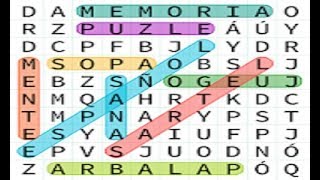 Word search puzzle 105  game free [upl. by Aneral]