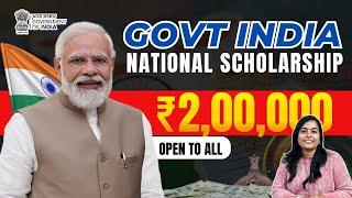 NSP scholarship 202425 Apply  Government Scholarship  Scholarship for Undergraduate students 2024 [upl. by Derrek]