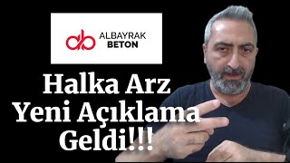 Albayrak Hazır Beton Halka Arz Açıklama Geldi [upl. by Tertius612]