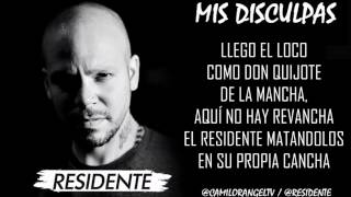 MIS DISCULPAS  RESIDENTE LETRA RIP TEMPO [upl. by Sokram664]