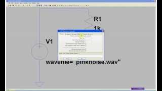 Pink noise FFTWaveGeneLTspice [upl. by Amehsat]