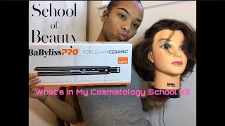 What’s In My Cosmetology School Kit 2020 Blue Cliff College [upl. by Warde729]