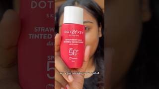 Tinted Sunscreen Review dotnkey sunscreen skincare review tintedsunscreen [upl. by Redan]