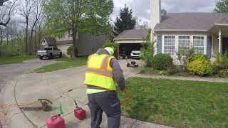 April 2023 Lawn Cutting Video  Uncles Lawn Part 5 [upl. by Nohsad]