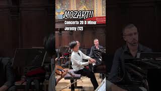 Mozart Concerto 20 in D Minor cadenzaJeremy 12 shortspiano mozart mozartconcerto [upl. by Myron]