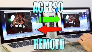 Acceso remoto a otro Mac Desde OSX sin instalar apps [upl. by Hehre]