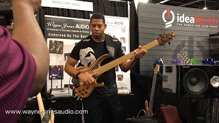 Bass player David Dyson performing at NAMM 2017 [upl. by Link]