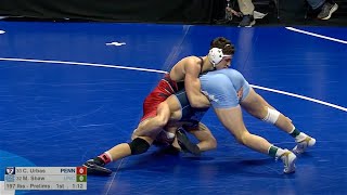 197lbs Max Shaw North Carolina vs Cole Urbas Penn [upl. by Traci]