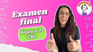 Final resuelto álgebra 71 cbc [upl. by Angelika]