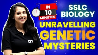 SSLC Biology Public Exam  UNRAVELLING GENETIC MYSTERIES IN 10 MINUTES Full A ഉറപ്പ്  Exam Winner [upl. by Iztim]