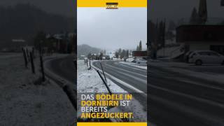 Erster Schnee des Jahres am Bödele [upl. by Nerac937]