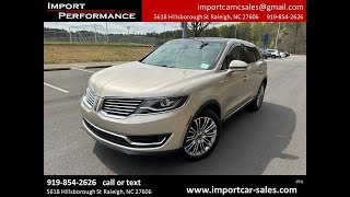 2017 Lincoln MKX Reserve AWD [upl. by Atokad201]