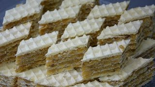 The Best Milky Cream Wafer Bars old fashioned recipe [upl. by Dnomder489]