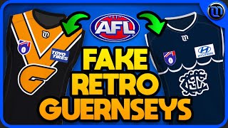 Why AFL Teams Should Have FAKE Retro Guernseys [upl. by Berk717]