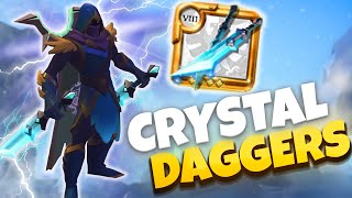 🔴Live New CRYSTAL DAGGERS is OP Real assassin build Albion Online [upl. by Dagnah]