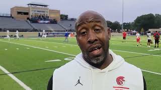 St Thomas Aquinas Football NJ  Coach Tarig Holman  Postgame Interview [upl. by Annas]