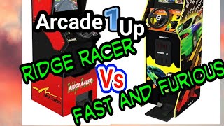 Arcade1up Ridge Racer Vs Fast and Furious [upl. by Shirleen504]