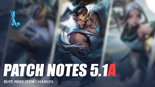 Patch Notes 51a  Wild Rift [upl. by Lola333]