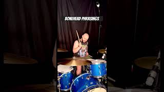 Some boneheaded triplet licks rooted in the Bonham vocabulary [upl. by Anawed]