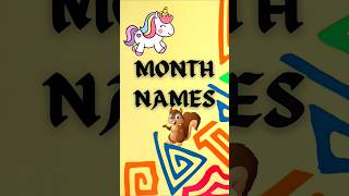 Month name  name of twelve months  January February months name  months of the year  12 months [upl. by Saimon]