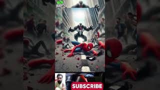 Spider man and iron man Vs Venom and White Spider Man Revenge viralvideo marvel  Neon Beasts [upl. by Nwahsem]