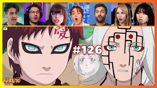 Naruto Episode 126  Gaara vs Kimimaro Part 1  Reaction Mashup ナルト [upl. by Arevle]