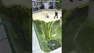 Cleaning swimming pool 😮viralvideo shortvideo [upl. by Sylvia]