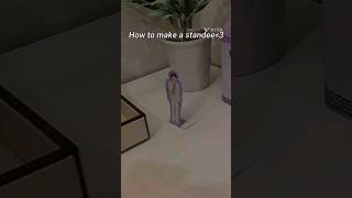 How to make a standee♡ kpop supersonic illit littlewinters standee diy craft shorts [upl. by Gabby]