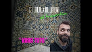 Comment poser du carrelage imitation carreaux de ciment [upl. by Barber]