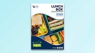 Lunch Box Brochure Design  Make in Affinity Designer [upl. by Perr]