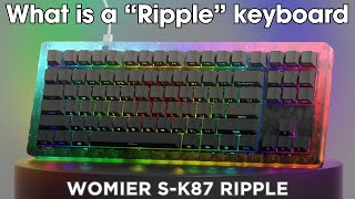 You Have Never Seen A Keyboard Like This  Womier SK87 Ripple [upl. by Franckot]