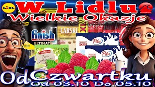 Lidl Nowa Gazetka Promocyjna Oszczędzaj z Lidlem Od 03102024 W Lidlu Się Opłaca Oferta Spożywcza [upl. by Zeena]