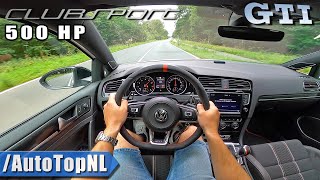 500HP VW Golf GTI CLUBSPORT  TVS Engineering POV Test Drive by AutoTopNL [upl. by Zebulen]