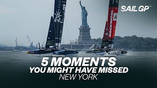 Best moments New York Sail Grand Prix [upl. by Barmen]