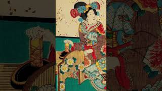 ARTE Utagawa Kunisada Del álbum Azuma Nishikie shü 1854 1 [upl. by Bolling]