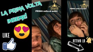 SANGIO E GIULIA LA LORO PRIMA VOLTA AL SUSHI🥰😍SANGIOVANNI E GIULIA STABILE INSIEME TIKTOK GIULIA [upl. by Lind]