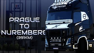 Prague to Nuremberg 391km  Logitech G920 No Commentary [upl. by Amada]