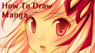 How to draw fast manga picture Speed Paint in SAI [upl. by Berri]