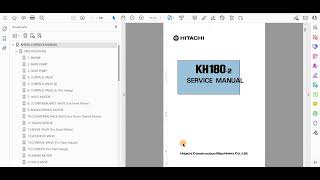 Hitachi KH1802 Service Manual [upl. by Eronel553]