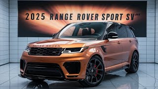 Unleashed 2025 Range Rover Sport SV  626HP Luxury Beast [upl. by Randal]