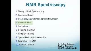 NMR  4 Chemical Shift [upl. by Hairom]