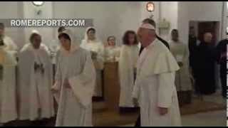 Pope to Cloistered Nuns God\s will is part of a higher law [upl. by Tallulah]