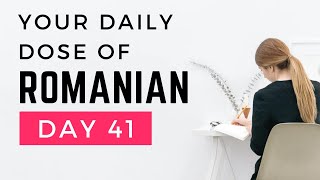 Your daily dose of Romanian Day 41 [upl. by Jessey]